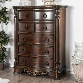 Furniture of America CM7311C Menodora - Chest - Brown Cherry
