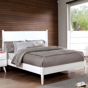 Furniture of America CM7386WH-CK-BED Lennart - California King Bed - White