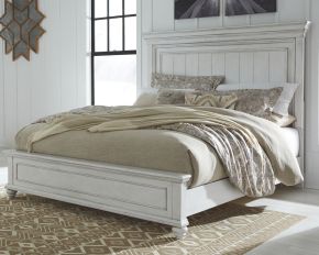 Benchcraft® B777/58/56/97 Benchcraft® B777/58/56/97 Kanwyn - King Panel Bed - Whitewash