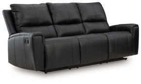 Signature Design by Ashley® PCU1170088 Glossmore - Reclining Sofa - Black