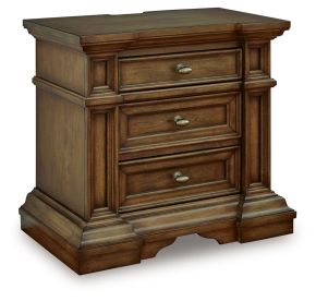 Signature Design by Ashley® PCB949-93 Frantanna - Three Drawer Night Stand - Brown