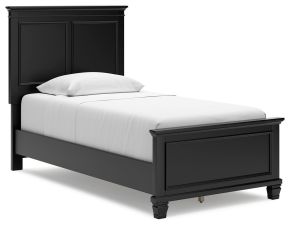 Signature Design by Ashley® B687B2 Lanolee - Black - Twin Panel Bed