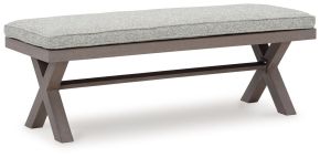 Signature Design by Ashley® P564-600 Hillside Barn - Gray / Brown - Bench With Cushion