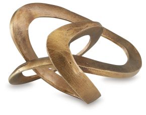 Signature Design by Ashley® A2000686 Dunnruck - Antique Brass Finish - Sculpture