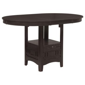 CoasterEveryday 102888 Lavon - Oval Extension Counter Dining Table - Espresso