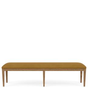 Riverside Furniture 51859 Halbrooke - Upholstered Dining Bench - Light Brown