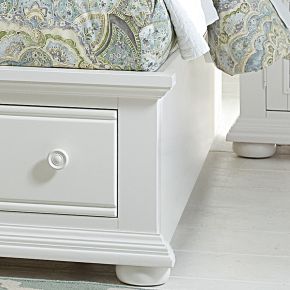 Liberty Furniture 607-BR90RSP Summer House - Storage Bed Rails - White