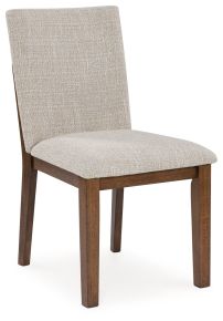 Signature Design by Ashley® D496-01 Kraeburn - Dining Upholstered Side Chair (Set of 2) - Beige / Brown