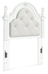 Signature Design by Ashley® PCB1819-153 Kozlani - Twin Upholstered Panel Headboard - White