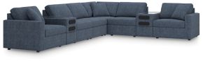 Signature Design by Ashley® 92121S16 Modmax - 8-Piece Sectional With 2 Audio System Consoles - Ink