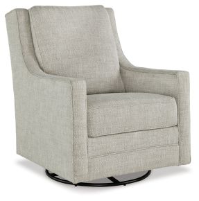 Ashley Furniture A3000265 Kambria - Swivel Glider Accent Chair - Fog