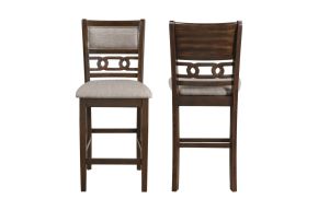 New Classic D1701-22-CHY Gia - Counter Chairs (Set of 2) - Cherry