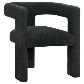 Coaster Fine Furniture 902882 Petra - Boucle Upholstered Accent Side Chair - Black