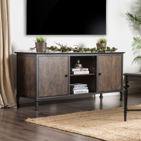 Furniture of America CM5822-TV-60 Broadland - TV Stand - Medium Weathered Oak
