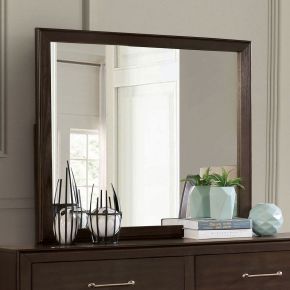 Furniture of America FOA7917M Jamie - 3mm Mirror - Walnut