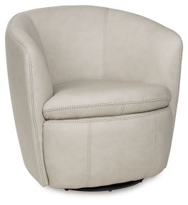 Signature Design by Ashley® A3000703 Kierreys - Swivel Accent Chair - Bone