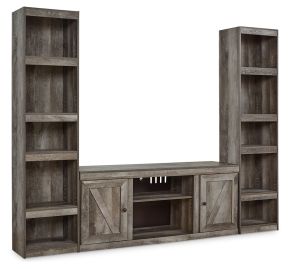 Signature Design by Ashley® EW0440W9 Wynnlow - Gray - 3-Piece Entertainment Center