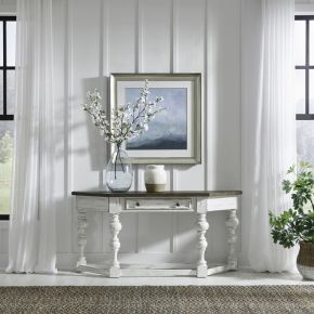 Liberty Furniture 237-AT6430 River Place - Accent Console Table - White