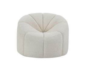 ACME LV00230 Osmash - Chair - White Teddy Sherpa