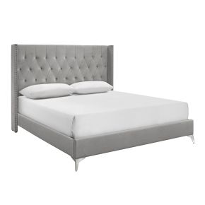 New Classic 00-3365G-200 Huxley - 6/0 California King Bed - Gray