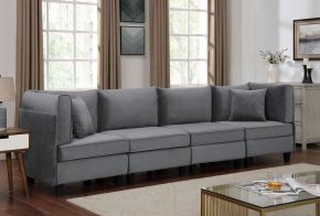 Furniture of America CM6499-SF-L Sandrine - Sofa - Gray