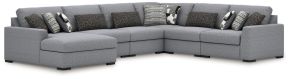 Benchcraft® 61305S13 Benchcraft® 61305S13 Bealton - 6-Piece Sectional With LAF Corner Chaise - Salt and Pepper