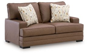 Benchcraft® 7490935 VillaCourt - Loveseat - Caramel