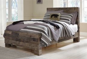 Benchcraft® B200/87/84/86 Benchcraft® B200/87/84/86 Derekson - Full Panel Bed - Multi Gray