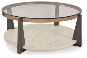 Ashley Furniture T432-8 Frazwa - Round Cocktail Table - Multi