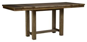 Signature Design by Ashley® D631-32 Moriville - Rectangular Dining Room Counter Extension Table - Grayish Brown