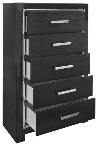Ashley Furniture B1420-46 Kaydell - Black - Five Drawer Chest