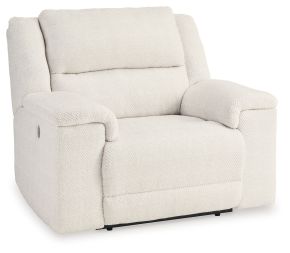 Signature Design by Ashley® 6180782 Keensburg - Wide Seat Power Recliner - Linen
