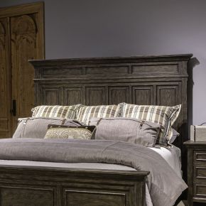 Liberty Furniture 297-BR13 Paradise Valley - Queen Panel Headboard - Dark Brown