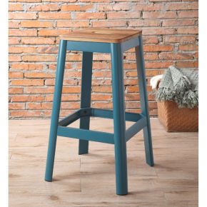 ACME 72333 ACME 72333 Jacotte - Bar Stool - Natural & Teal