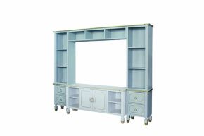 ACME 91990 House - Marchese Entertainment Center - Pearl Gray Finish