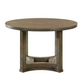 ACME DN01809 Parfield - Round Dining Table - Weathered Oak