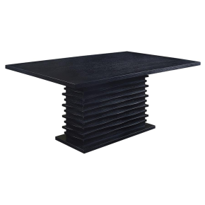 CoasterEssence 102061 Stanton - Rectangular Dining Table - Black