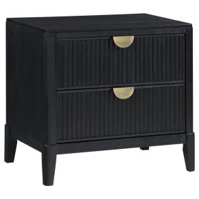 Coaster Fine Furniture 224712 Brookmead - 2-Drawer Nightstand - Black