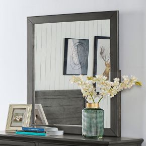 Furniture of America CM7517GY-M Brogan - Mirror - Gray