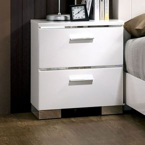 Furniture of America CM7049WH-N Carlie - Nightstand - White