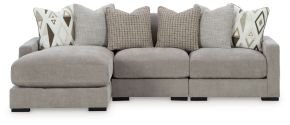 Benchcraft® 20305S3 Benchcraft® 20305S3 Aslan Court - 3-Piece Sofa Sectional With LAF Corner Chaise - Pebble