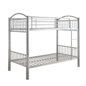 ACME 37385SI Cayelynn - Twin Over Twin Bunk Bed - Silver