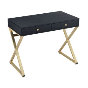 ACME 92310 Coleen - Desk - Black & Brass