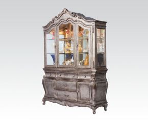 ACME 60544 Chantelle - Buffet & Hutch - Antique Platinum