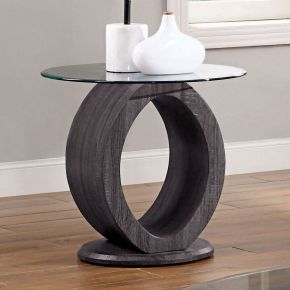 Furniture of America CM4825GY-E-PK Lodia - End Table - Gray