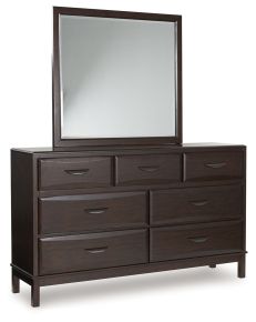 Signature Design by Ashley® B479B1 Vanmore - Dresser And Mirror - Dark Brown