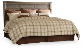 Ashley Furniture B251-58 Juararo - King/Cal King Panel Headboard - Dark Brown