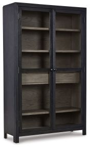 Signature Design by Ashley® A4000507 Lenston - Accent Cabinet with 2 Doors - Black / Gray