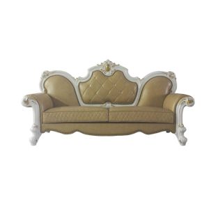 ACME 58210 Picardy - Sofa - Antique Pearl & Butterscotch PU
