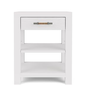 Riverside Furniture 30769 Rosalie - 1 Drawer Nightstand - White